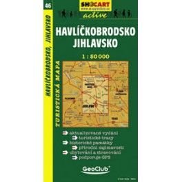 SHOCart 46 Havlíčkobrodsko, Jihlavsko 1:50 000 turistická mapa