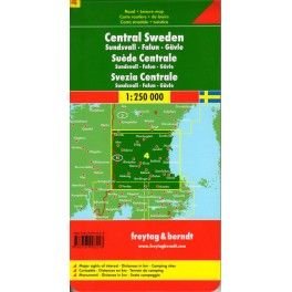Freytag a Berndt Švédsko 4 - střed 1:250 000 automapa