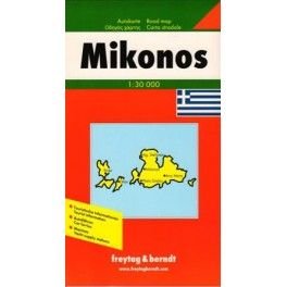 Freytag a Berndt Mikonos 1:30 000 turistická mapa