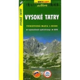SHOCart 1097 Vysoké Tatry 1:50 000 turistická mapa