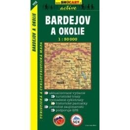 SHOCart 1113 Bardejov a okolí 1:50 000 turistická mapa