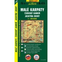 SHOCart 1079 Malé Karpaty, Červený Kameň, Jaskyňa Driny 1:50 000 turistická mapa