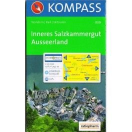 Kompass 020 Inneres Salzkammergut, Ausseerland 1:25 000 turistická mapa