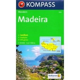 Kompass 234 Madeira 1:50 000 turistická mapa