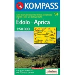 Kompass 94 Édolo, Aprica 1:50 000 turistická mapa