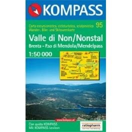 Kompass 95 Valle di Non/Nonstal 1:50 000 turistická mapa