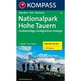 Kompass 50 NP Hohe Tauern/Vysoké Taury 1:50 000 turistická mapa