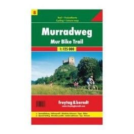 Freytag a Berndt 8 Mur-Radweg/Murská cyklostezka 1:125 000 cykloturistická mapa