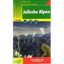 Freytag a Berndt WK 141 Julské Alpy 1:50 000 turistická mapa