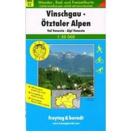 Freytag a Berndt WK S2 Vinschgau, Ötztaler Alpen 1:50 000 turistická mapa