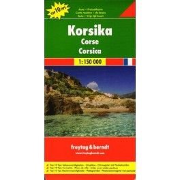 Freytag a Berndt Korsika 1:150 000 automapa