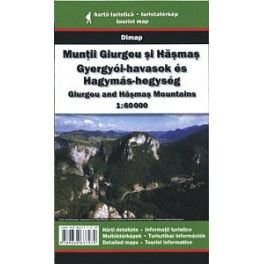 DIMAP Muntii Giurgeu, Hasmas 1:60 000 turistická mapa