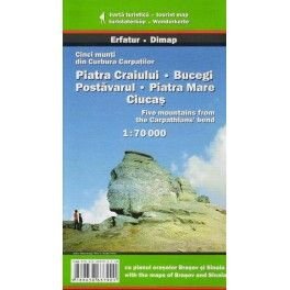 DIMAP Piatra Craiului, Bucegi, Postavarul, Piatra Mare, Ciucas 1:70 000 turistická mapa