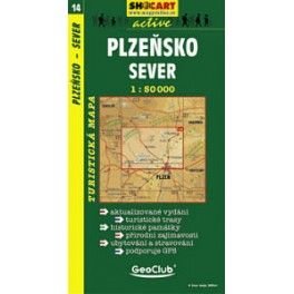 SHOCart 14 Plzeňsko sever 1:50 000 turistická mapa