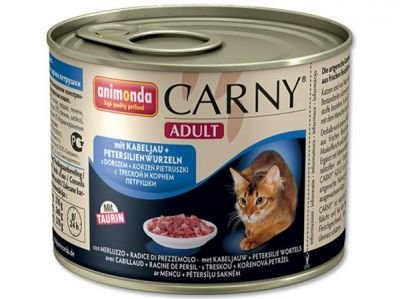 ANIMONDA cat konzerva  CARNY hovězí/treska/petržel - 400g