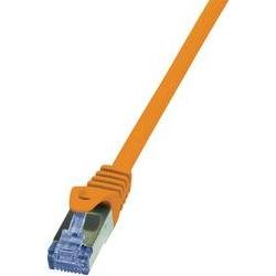 Patch kabel LogiLink CAT6A S/FTP, oranžová, 5 m
