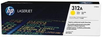 HP 312A Yellow LJ Toner Cart, CF382A