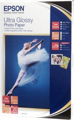 EPSON Ultra Glossy Photo Paper 10x15,300g(20listů)