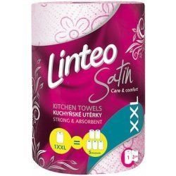Linteo Satin Care & Comfort XXL kuchyňské utěrky 2 vrstvé 1 role 50m