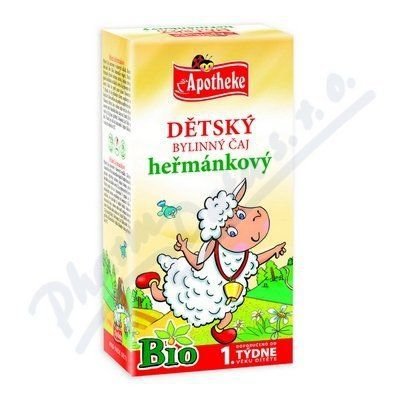 Apotheke Dětský čaj BIO heřmánkový 20x1g