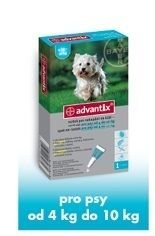 Advantix pro psy spot.on.od 4-10kg a.u.v.1x1ml