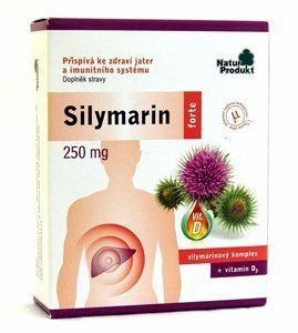 Silymarin forte 250mg+vitamin D tbl.40