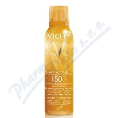 Vichy Neviditelný hydratační sprej SPF 50 Idéal Soleil (Invisible Hydrating Mist) 200 ml