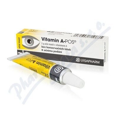 Vitamin A-POS oční mast 5g