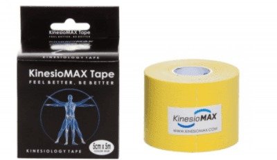 Tejp. KinesioMAX kinesio tape žlutá 5cmx5m