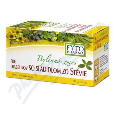 Byl.směs pro diabet.se slad.stevie 20x1.5g Fytoph.