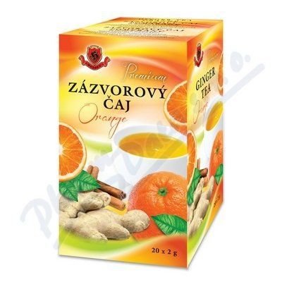 HERBEX Zázvorový čaj Orange (Pomeranč) 20x2 g
