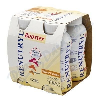 Renutryl Booster Karamelová přích.por.sol.4x300ml