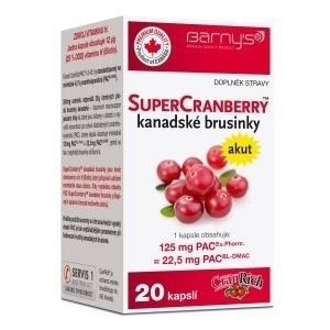 Barnys SuperCranberryTM kanadské brusinky cps.20