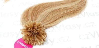 Asijské vlasy na metodu keratin melír 12/613 Délka: 51 cm, Hmotnost: 0,5 g/pramínek, REMY kvalita