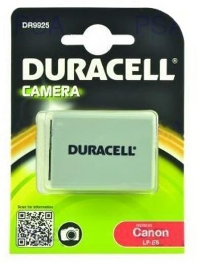 DURACELL Baterie - DR9925 pro Canon LP-E5, šedá, 1020 mAh, 7.4V