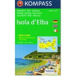 Kompass 2468 Isola d´ Elba 1:50 000 turistická mapa