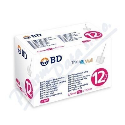 Inzulinové jehly BD 0.33x12.7mm(29G)100ks