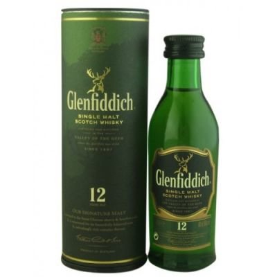 Glenfiddich 12y Scotch Whisky - miniatura 5 cl 40%