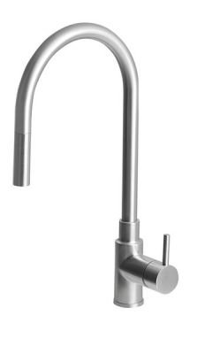 SAPHO DUNA stojánková dřezová baterie s výsuvnou sprškou, nerez ( DU015 )