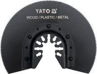 Segmentový pilový list pro multifunkční nářadí HSS, 88mm (dřevo, plast, kov) YATO