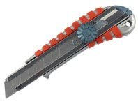 Nůž ulamovací kovový s kovovou výztuhou a kolečkem, 18mm, EXTOL PREMIUM