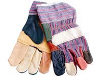 Pracovní rukavice kožené s vyztuženou dlaní 10