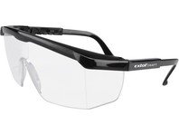 Brýle ochranné čiré, nastavitelná délka nožiček, zorník třídy F proti oděru, EXTOL CRAFT
