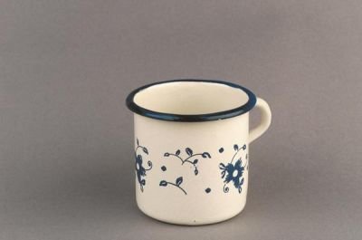 Smaltovaný hrnek 400ml - zdobený Ibili