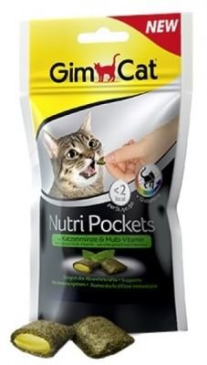GimCat Nutri Pockets catnip a multivitamín 60g