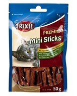 Cat pochoutka CHICKEN MINI STICKS (trixie) - 50g
