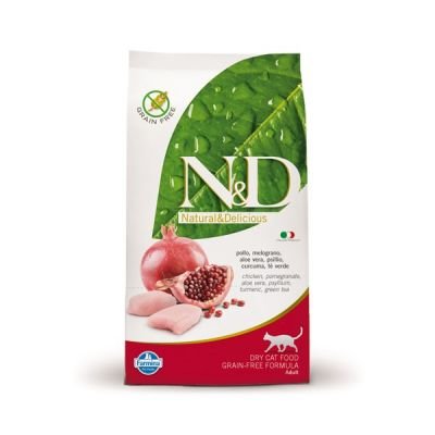 Granule N&D Grain Free CAT Adult Chicken & Pomegranate 10kg