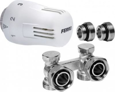 NOVASERVIS Sada s termostatem spodní rohová 1/2