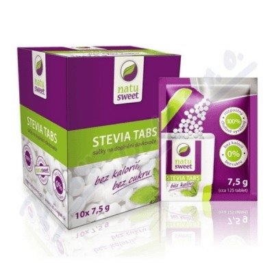 Stevia Natusweet tabl.-sáčky do dávk.1x7.5g(125ks)