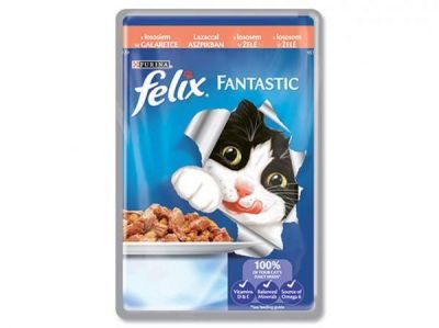 FELIX Fantastic kapsička losos v želé 100g